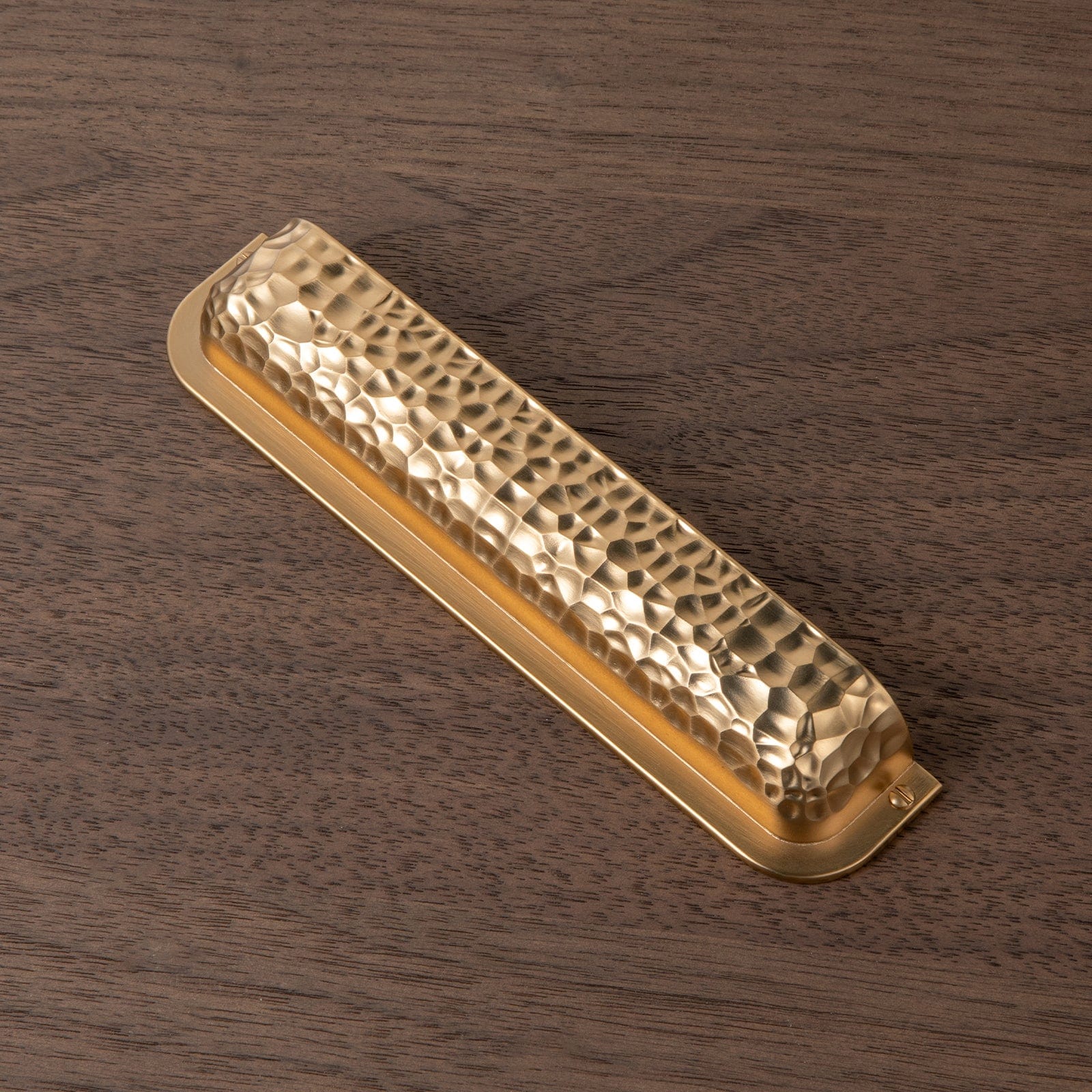Hammered Zinc Alloy Cabinet Cup Pulls Retro Style Drawer Handles with Unique Pattern