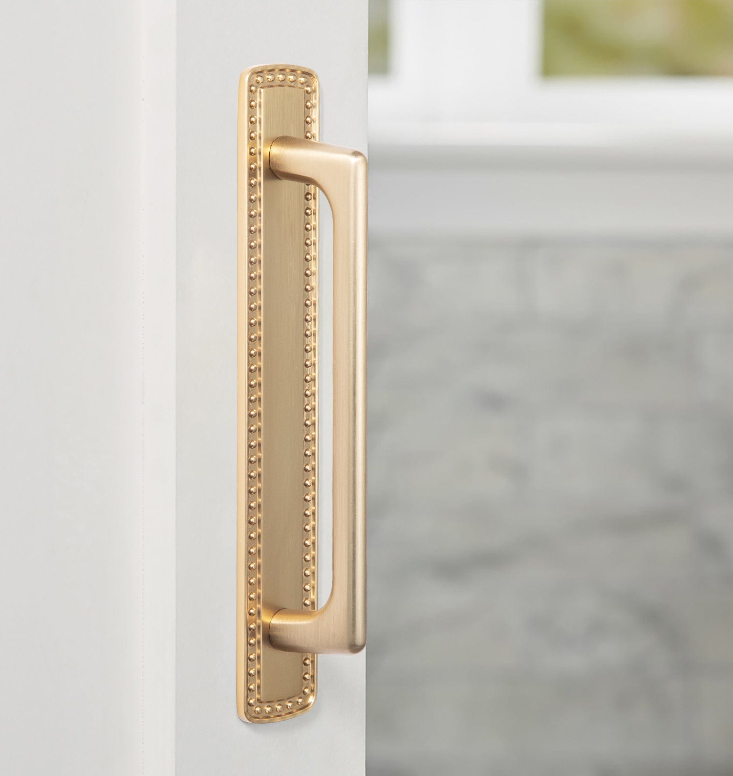 2 Pack Classic Cabinet Bar Pulls with Back Plate Zinc Alloy Cabinet Handle with Long Back Plate