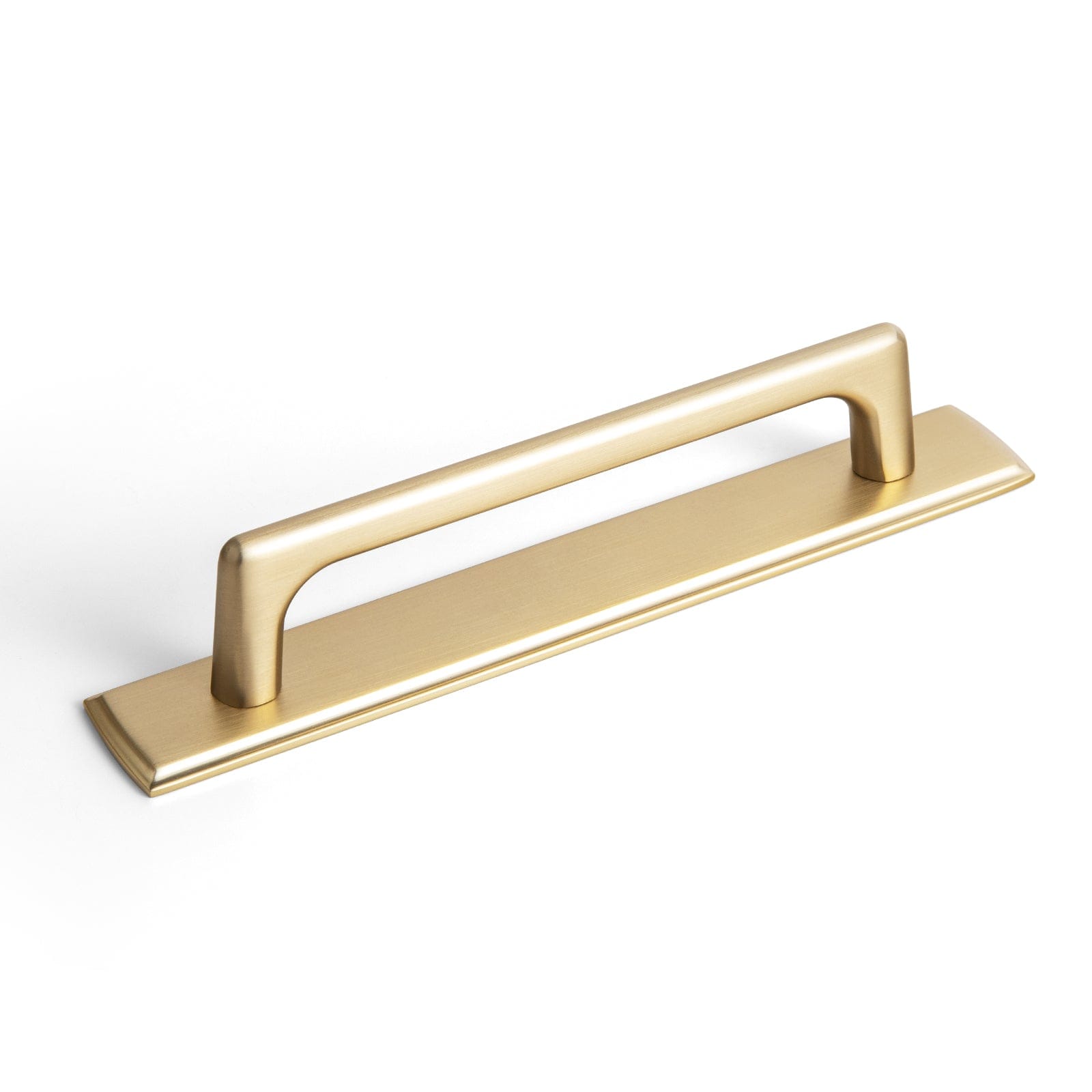 2 Pack Classic Cabinet Bar Pulls with Back Plate Zinc Alloy Cabinet Handle with Long Back Plate