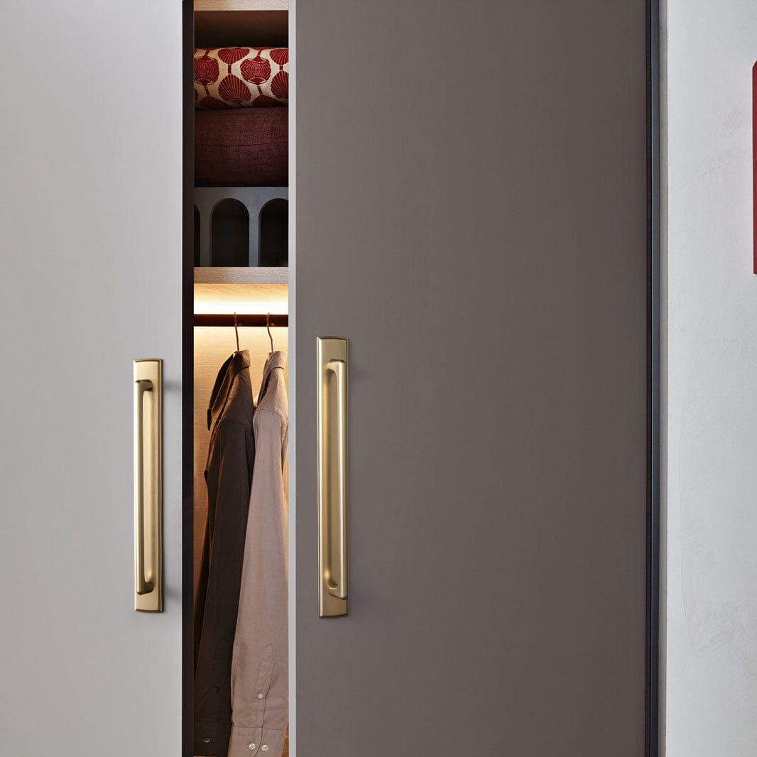 2 Pack Classic Cabinet Bar Pulls with Back Plate Zinc Alloy Cabinet Handle with Long Back Plate