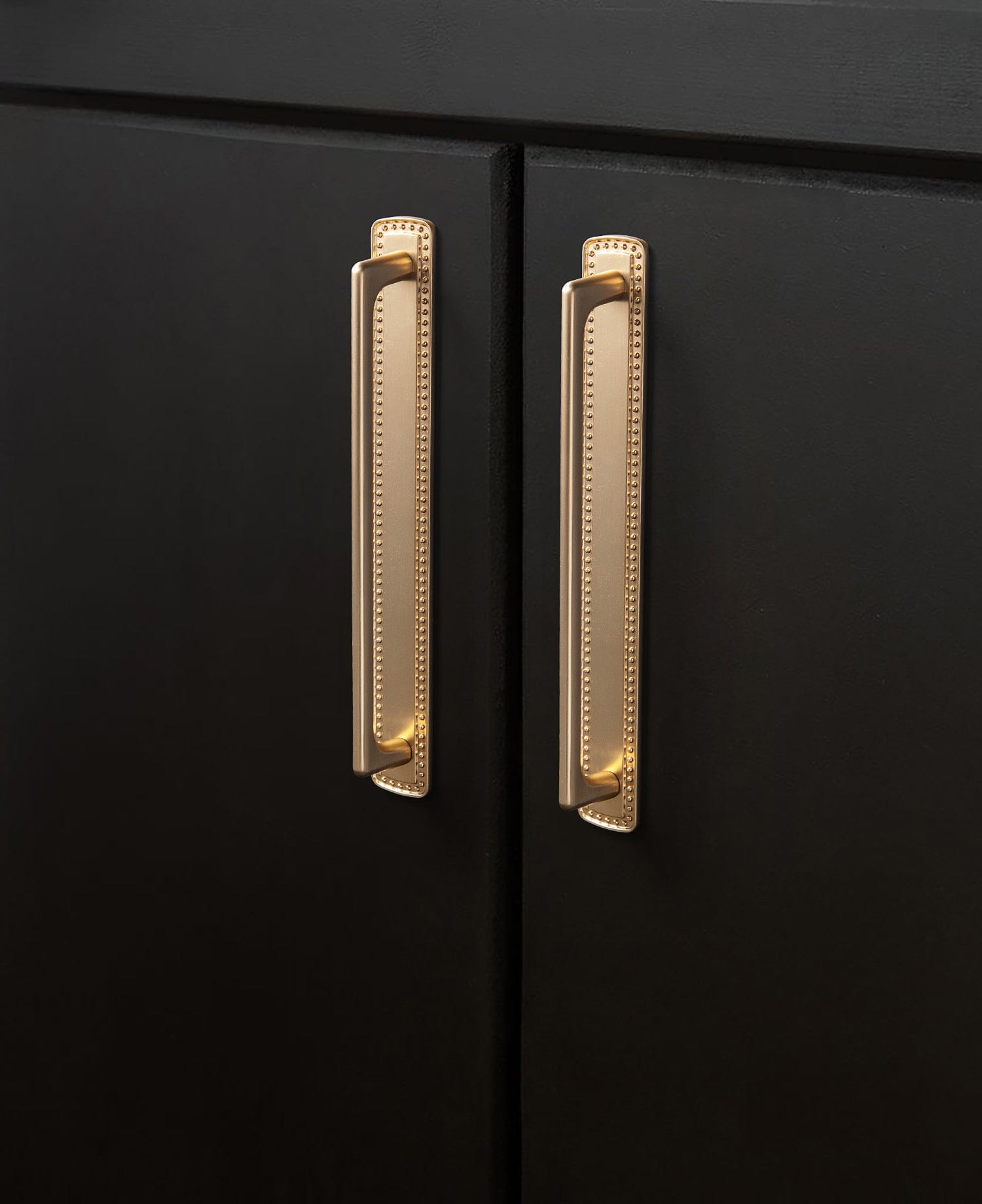 2 Pack Classic Cabinet Bar Pulls with Back Plate Zinc Alloy Cabinet Handle with Long Back Plate