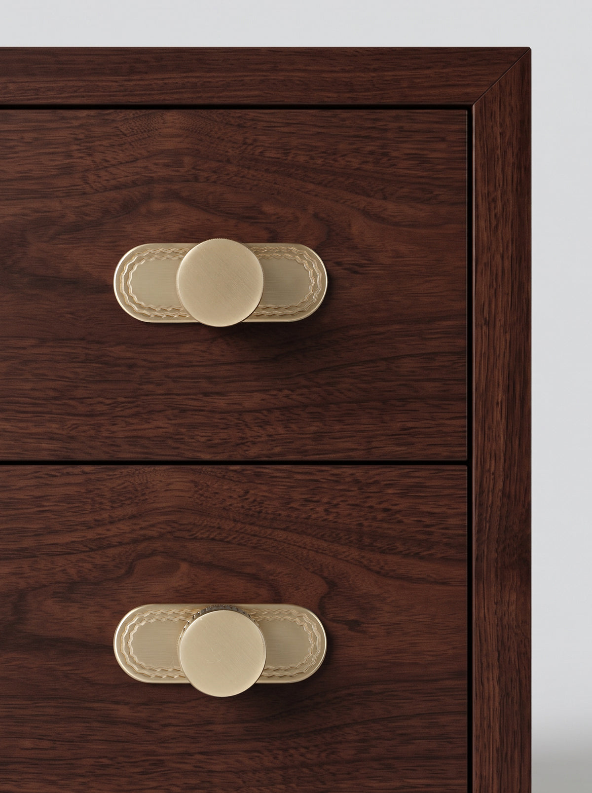 6 Pack Retro Wave Pattern Zinc Alloy Cabinet Handles with Mounting Back Plate Durable Drawer Pulls