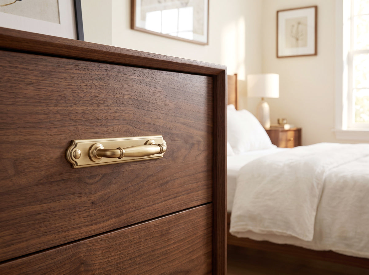 Decorative Cabinet Pulls with Eye-Catching Geometric & Curved Silhouettes