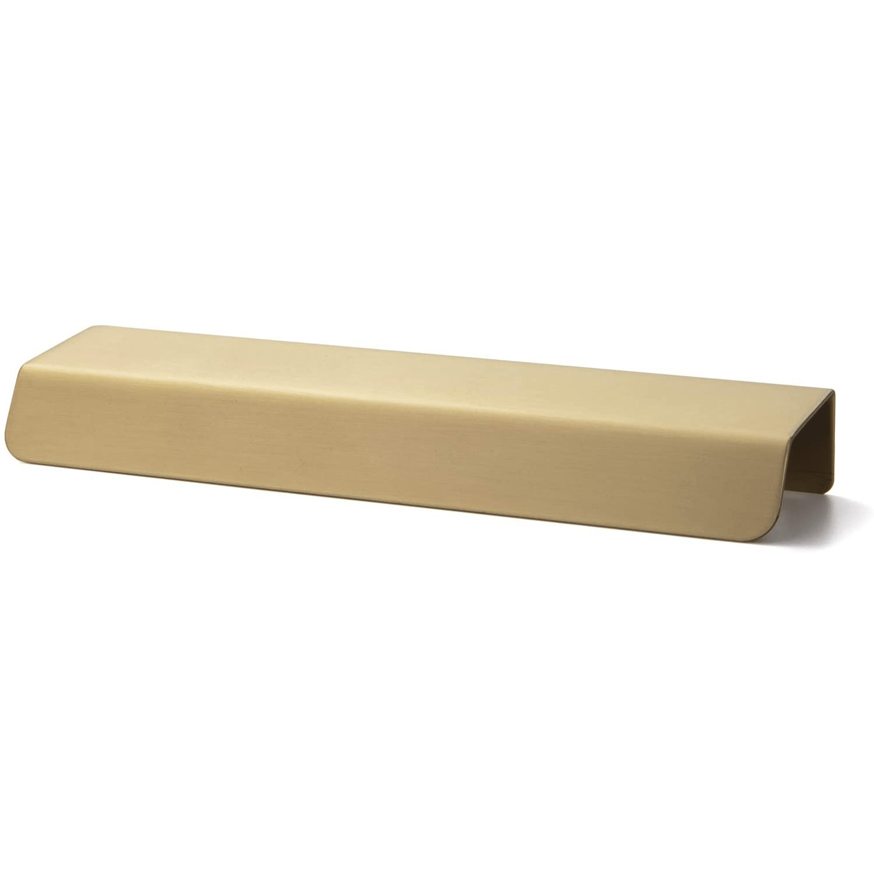 Goo-Ki 5''Hole Center Pure Brass Matte Finger Pulls Nordic Copper Cabinet Handles Modern Cabinet Pulls 6 pack