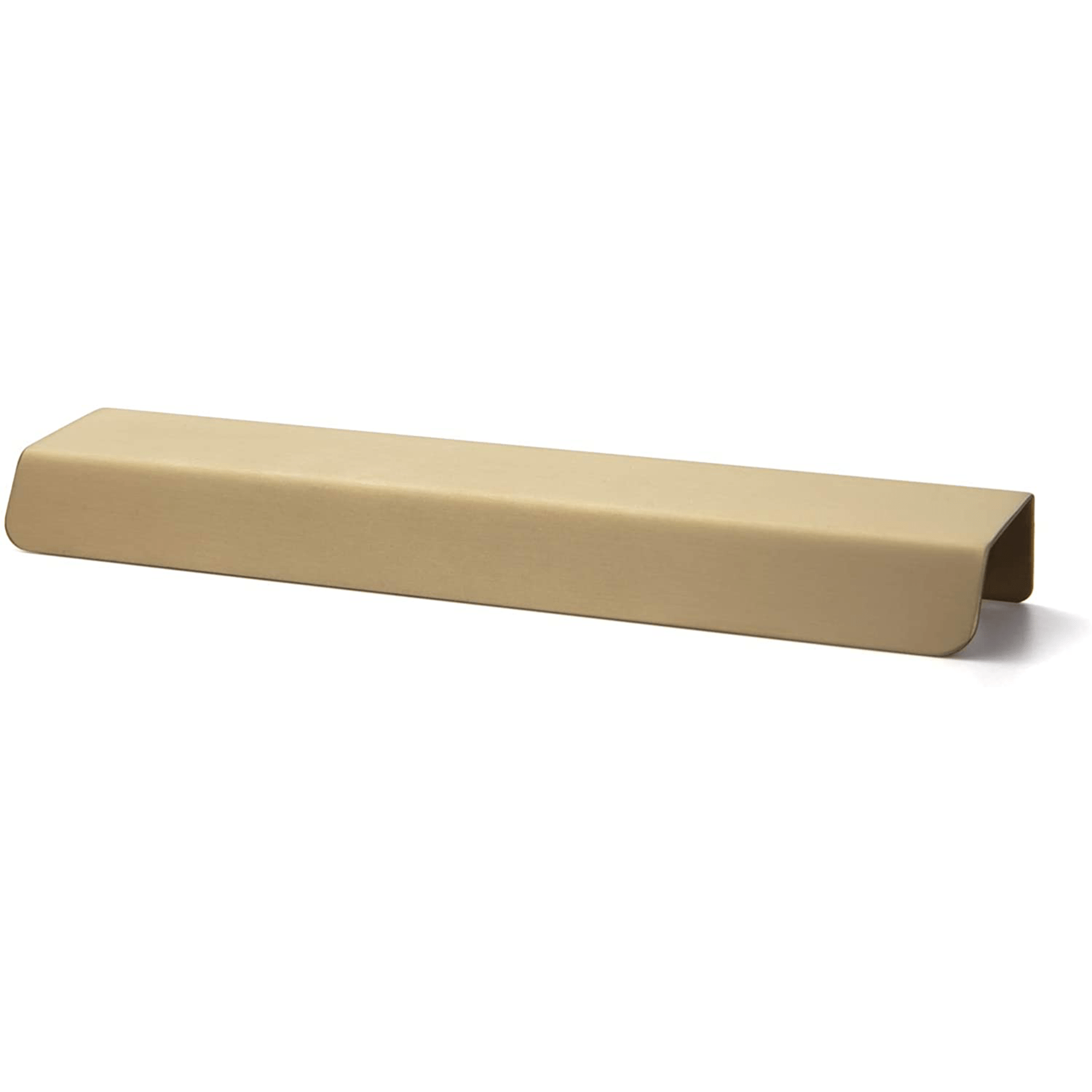 Goo-Ki 6.3''Hole Center Pure Brass Matte Finger Pulls Nordic Copper Cabinet Handles Modern Cabinet Pulls 6 pack