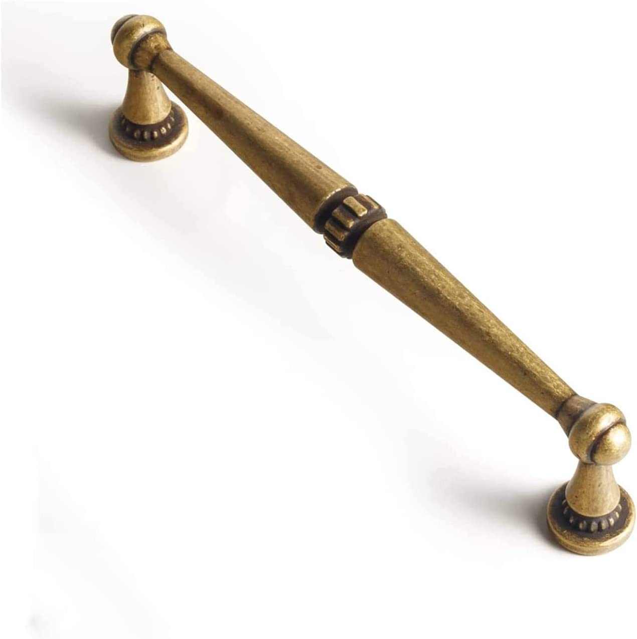 Goo-Ki Solid Ancient Vintage Retro Bar Pull for Cupboard Dresser Bathroom 6 pack
