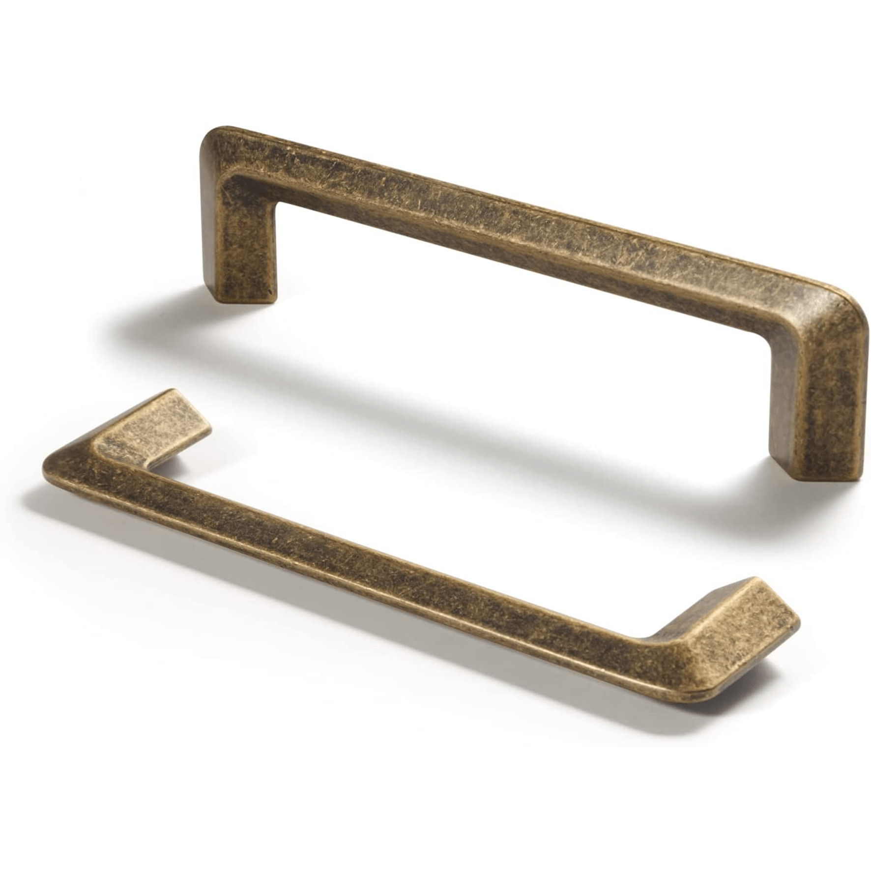 Goo-Ki Antique Brass / 5'' Hole Center Elegant Cabinet Pulls Modern Drawer Knobs Affordable Luxury Dresser Pulls 10 Pack