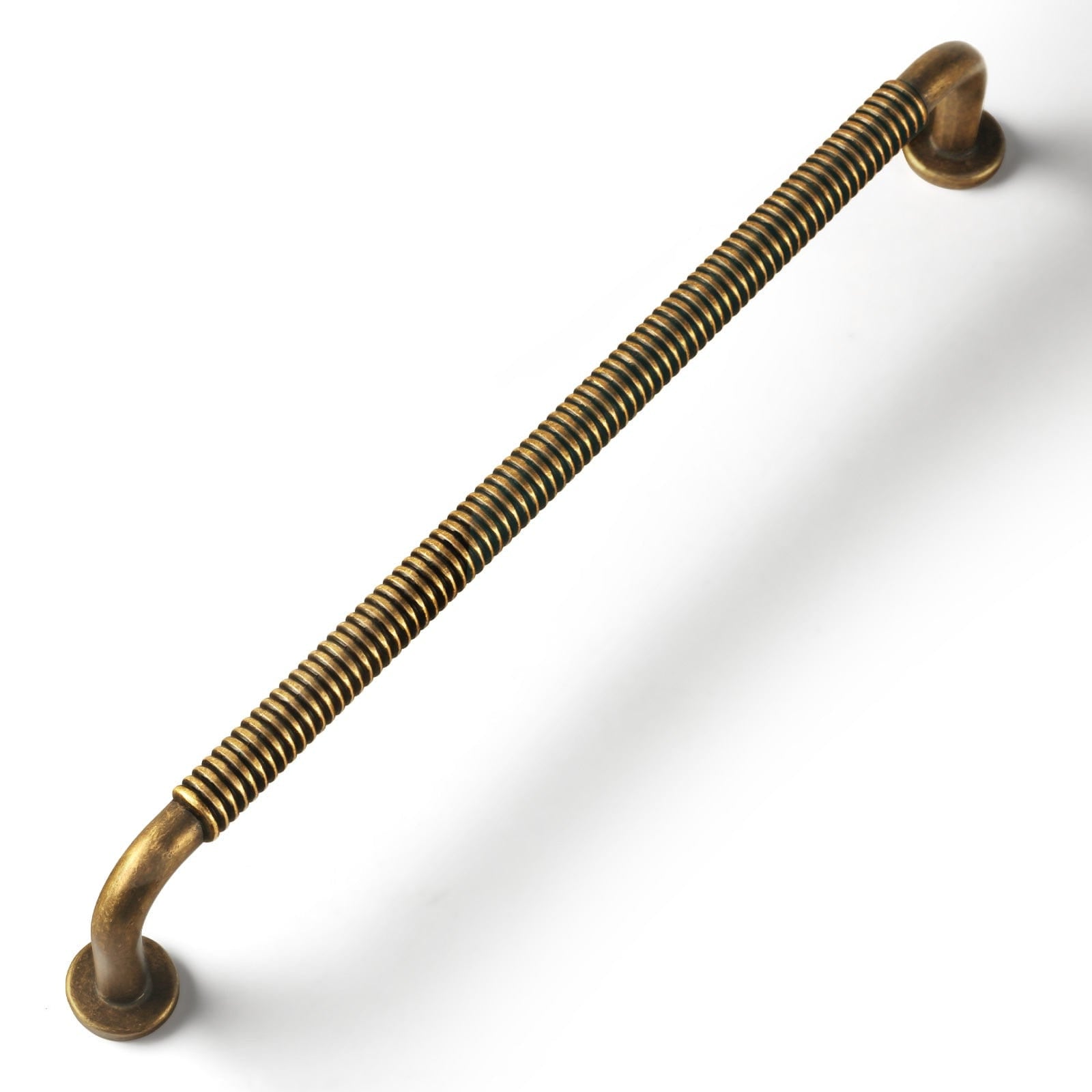 Goo-Ki Antique Brass / 7.6'' Hole center Mid-Century Swirl Cabinet Bar Handles Home Improvement Dresser Pulls 6 Pack