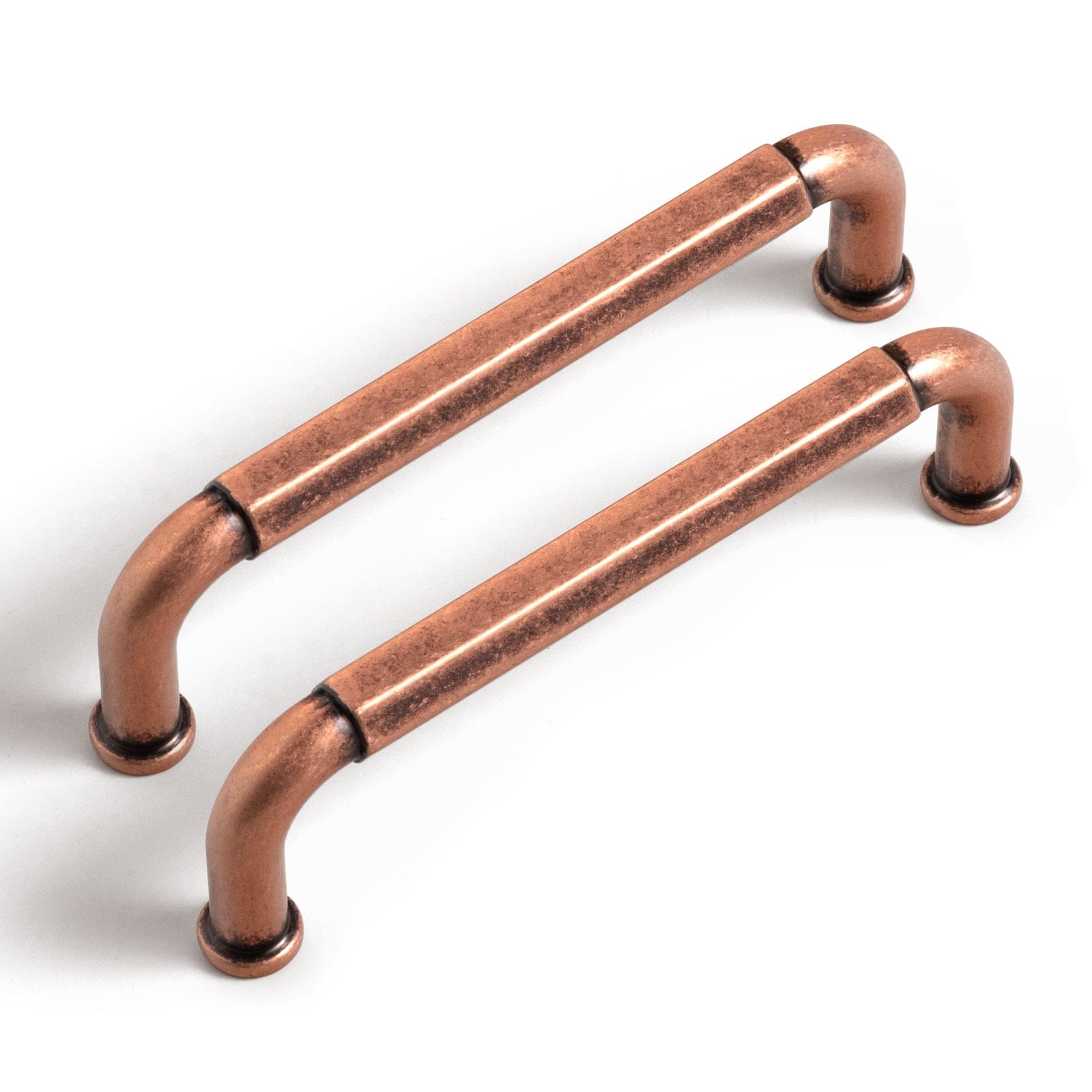 Goo-Ki Antique Brass Cabinet Pulls Affordable Luxury Vintage Drawer Knobs for Kitchen 6 Pack