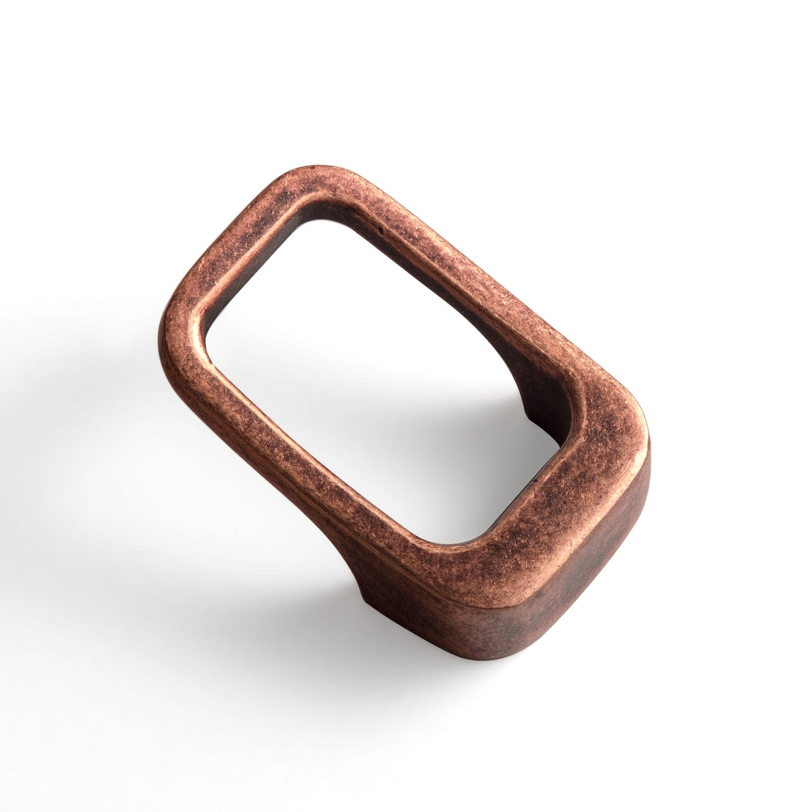 Goo-Ki Antique Copper / 0.63'' Hole Center Modern Drawer Knobs Hollow Style Finger Pulls Multicolor 6 Pack