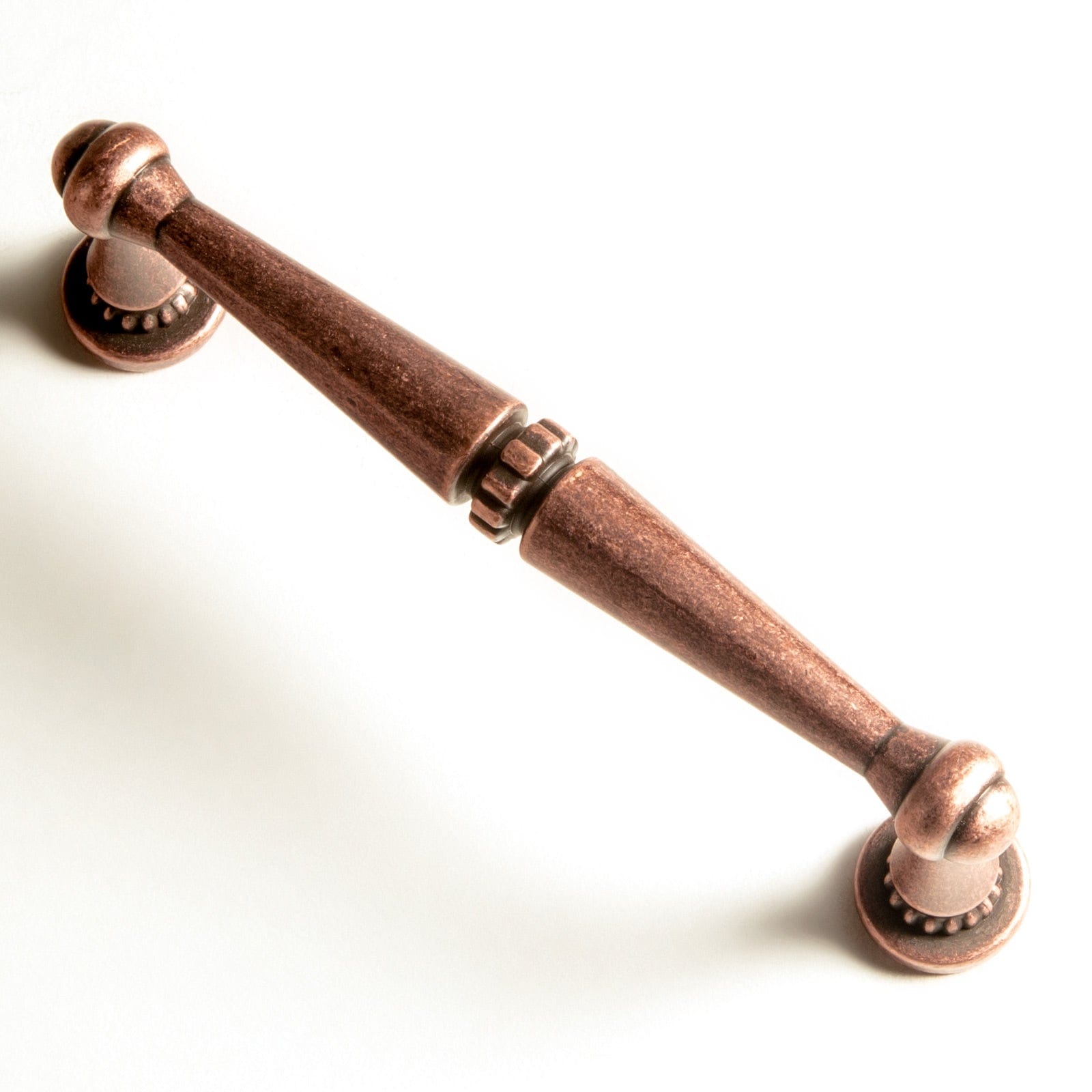Goo-Ki Antique Copper / 3.78'' Hole Center Solid Ancient Vintage Retro Bar Pull for Cupboard Dresser Bathroom 6 pack
