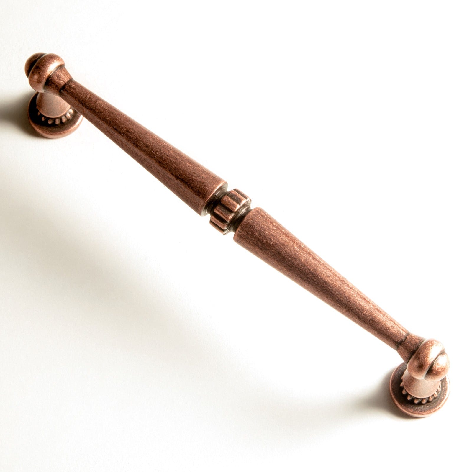 Goo-Ki Antique Copper / 5'' Hole Center Solid Ancient Vintage Retro Bar Pull for Cupboard Dresser Bathroom 6 pack