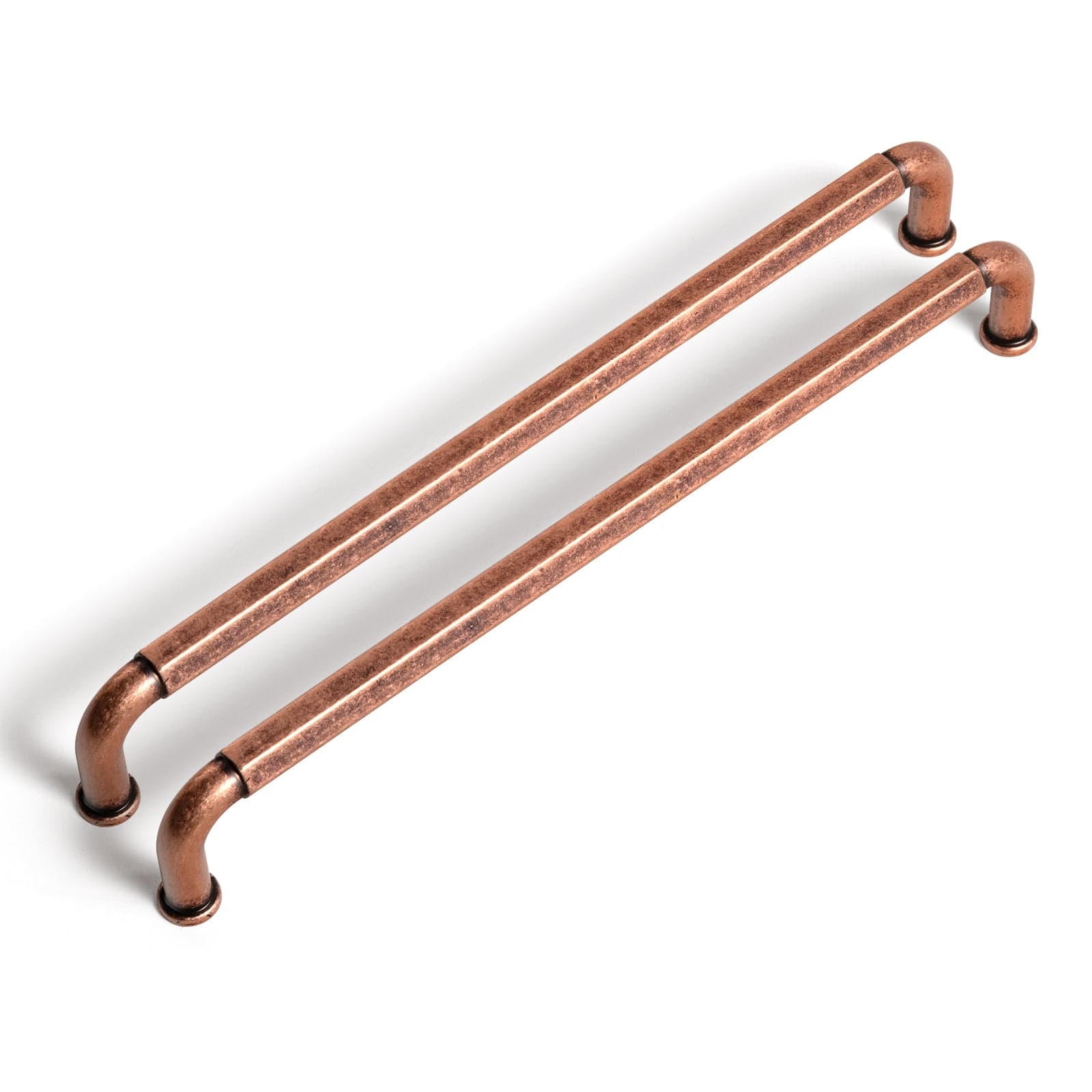 Goo-Ki Antique Copper / 7.55'' Hole center Antique Brass Cabinet Pulls Affordable Luxury Vintage Drawer Knobs for Kitchen 6 Pack