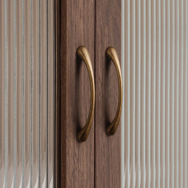 Goo-Ki Antique Round Cabinet Knobs Vintage Retro Burnished Brass Drawer Pulls 6 pack