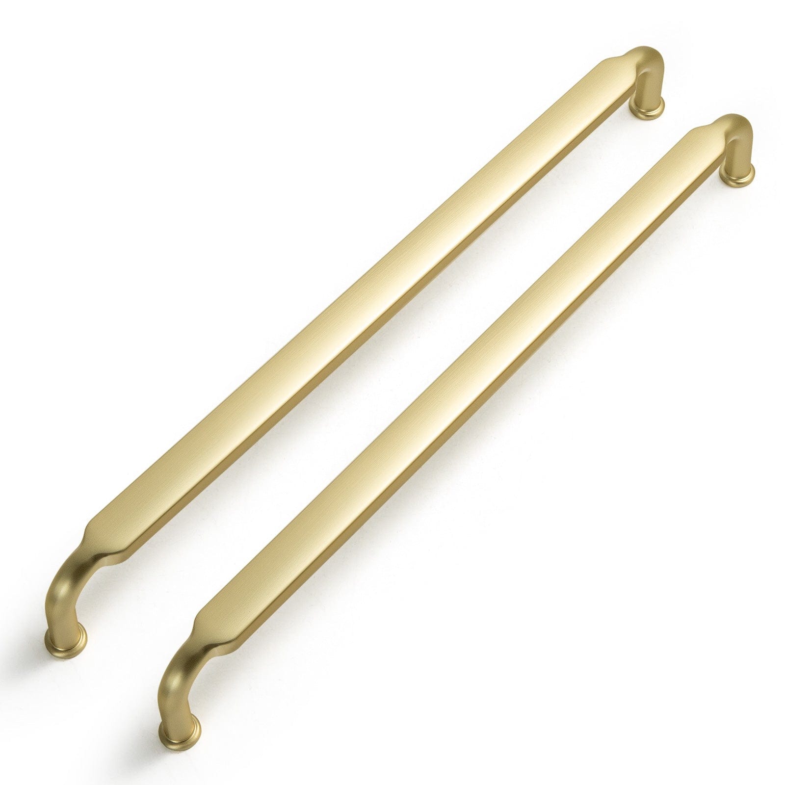 Goo-Ki Brushed Brass / 10'' Hole center / 6 PCS Distressed Antique Brass Cabinet Pulls American Style Drawer Pulls Retro Furniture Knob