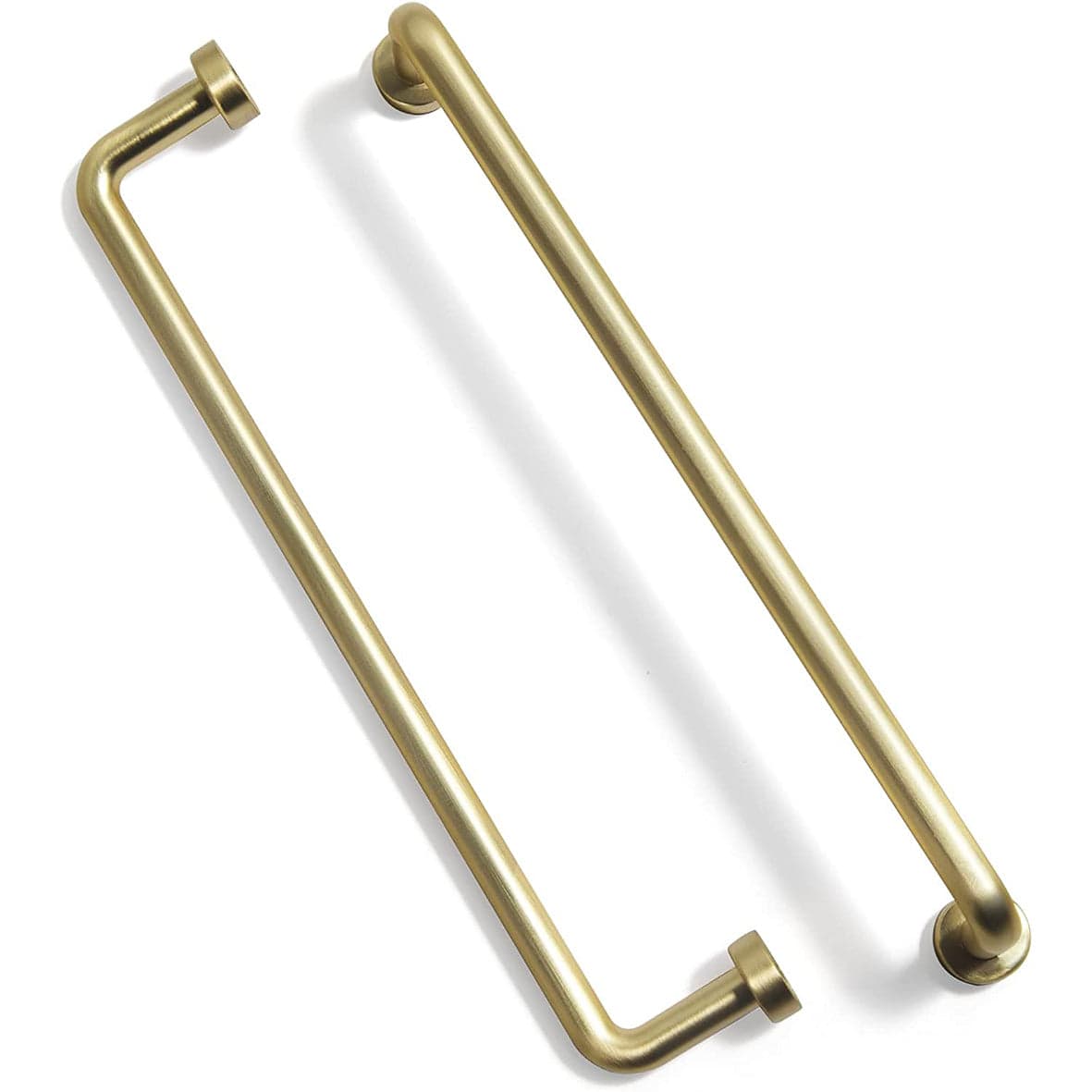 Goo-Ki Brushed Brass / 6.3''Hole Center Antique Rustic Vintage Cabinet Bar Pulls Decorative Drawer Handles 6 Pack