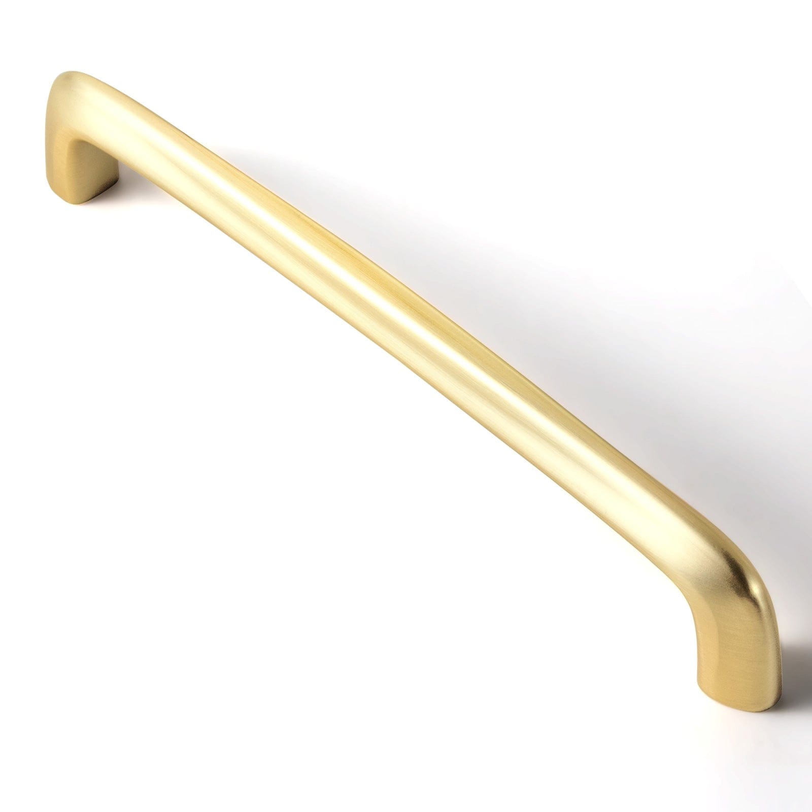Goo-Ki Brushed Brass / 6.3'' Hole Center Vintage Brass Cabinet Bar Pulls Classic Hardware for Antique Cabinets 6 Pack