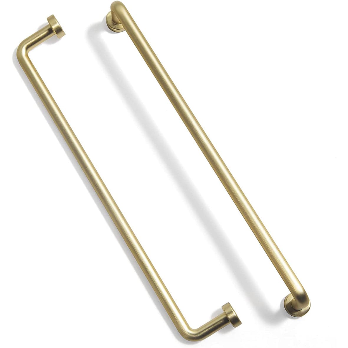 Goo-Ki Brushed Brass / 7.6'' Hole Center Antique Rustic Vintage Cabinet Bar Pulls Decorative Drawer Handles 6 Pack