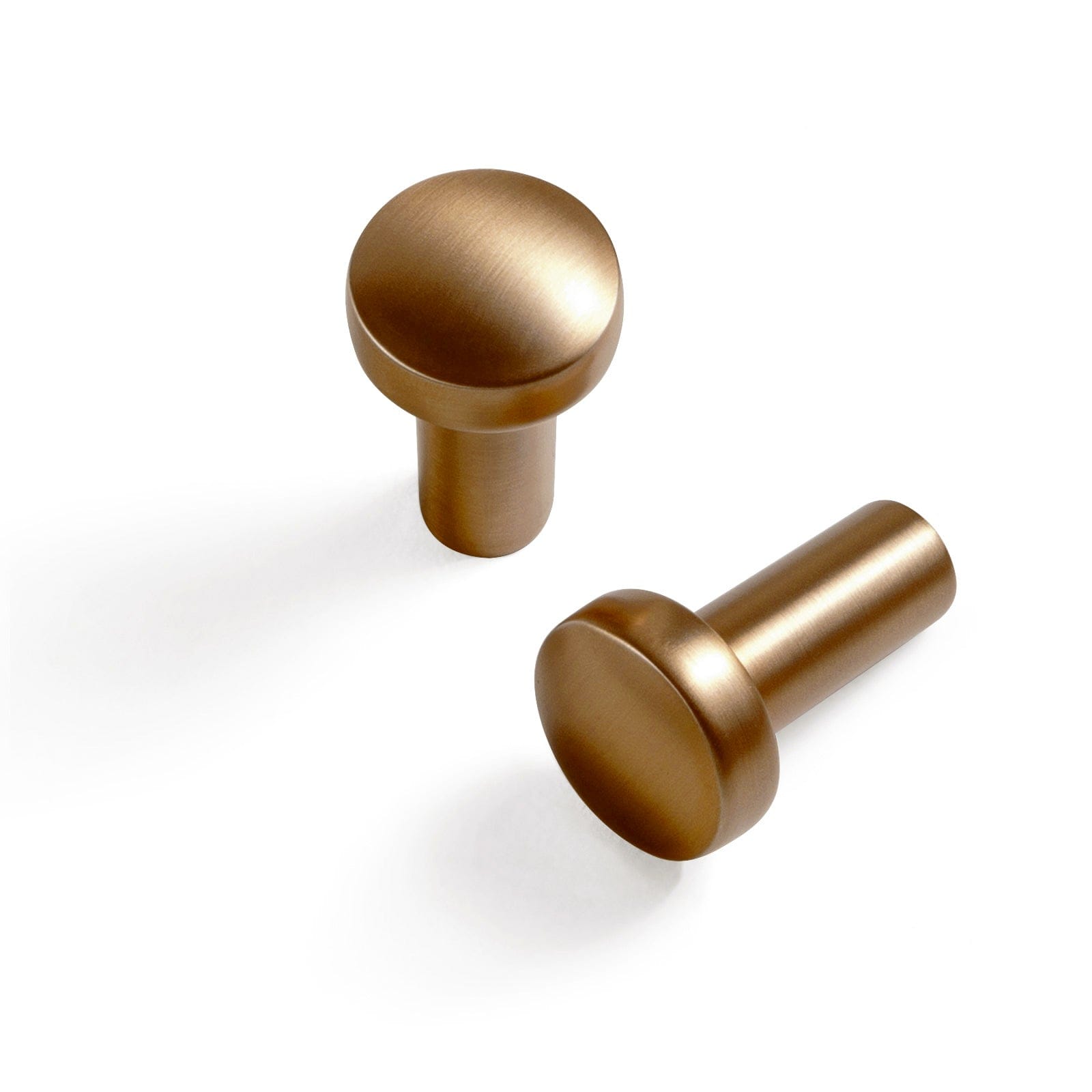 Goo-Ki Champagne Bronze / Knob Antique Rustic Vintage Cabinet Bar Pulls Decorative Drawer Handles 6 Pack