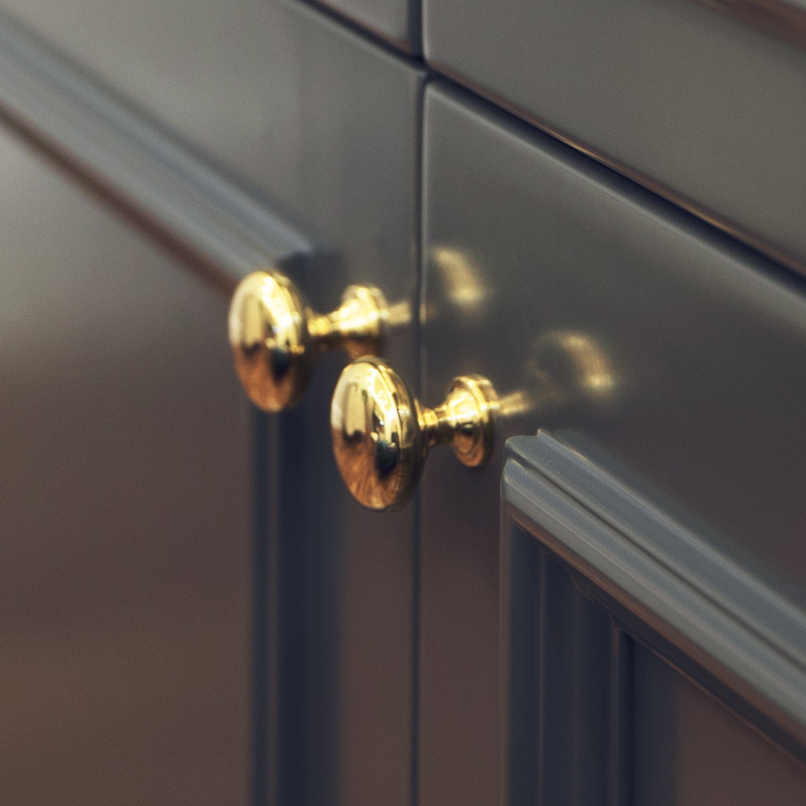 Goo-Ki Classic Dresser Knob Modern Minimalist Cabinet Knob Round Drawer Knobs 6 Pack