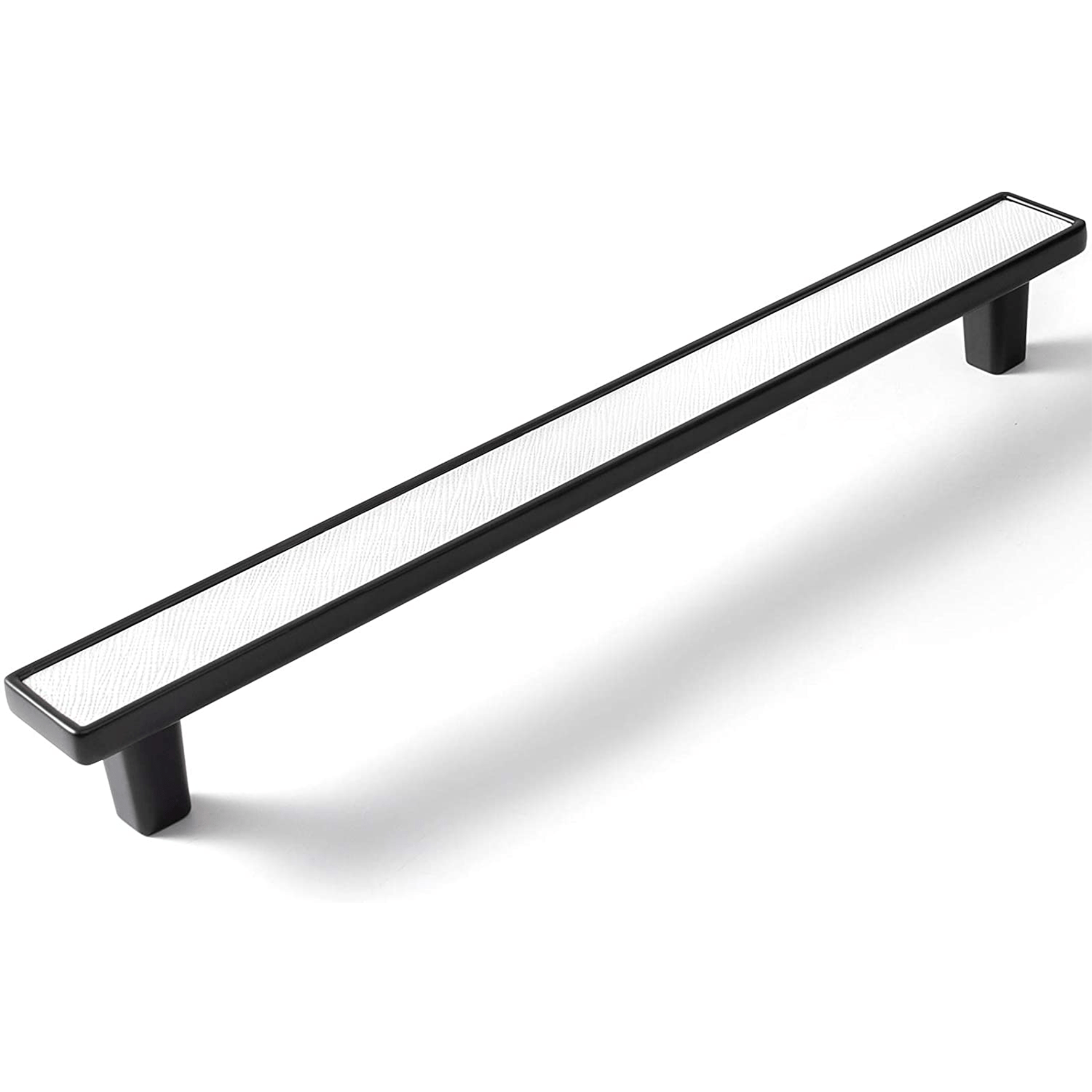 Goo-Ki Cowhide Cabinet Pulls Modern Luxury Tree Bark Speckle Texture Cabinet Pull 6 Pack