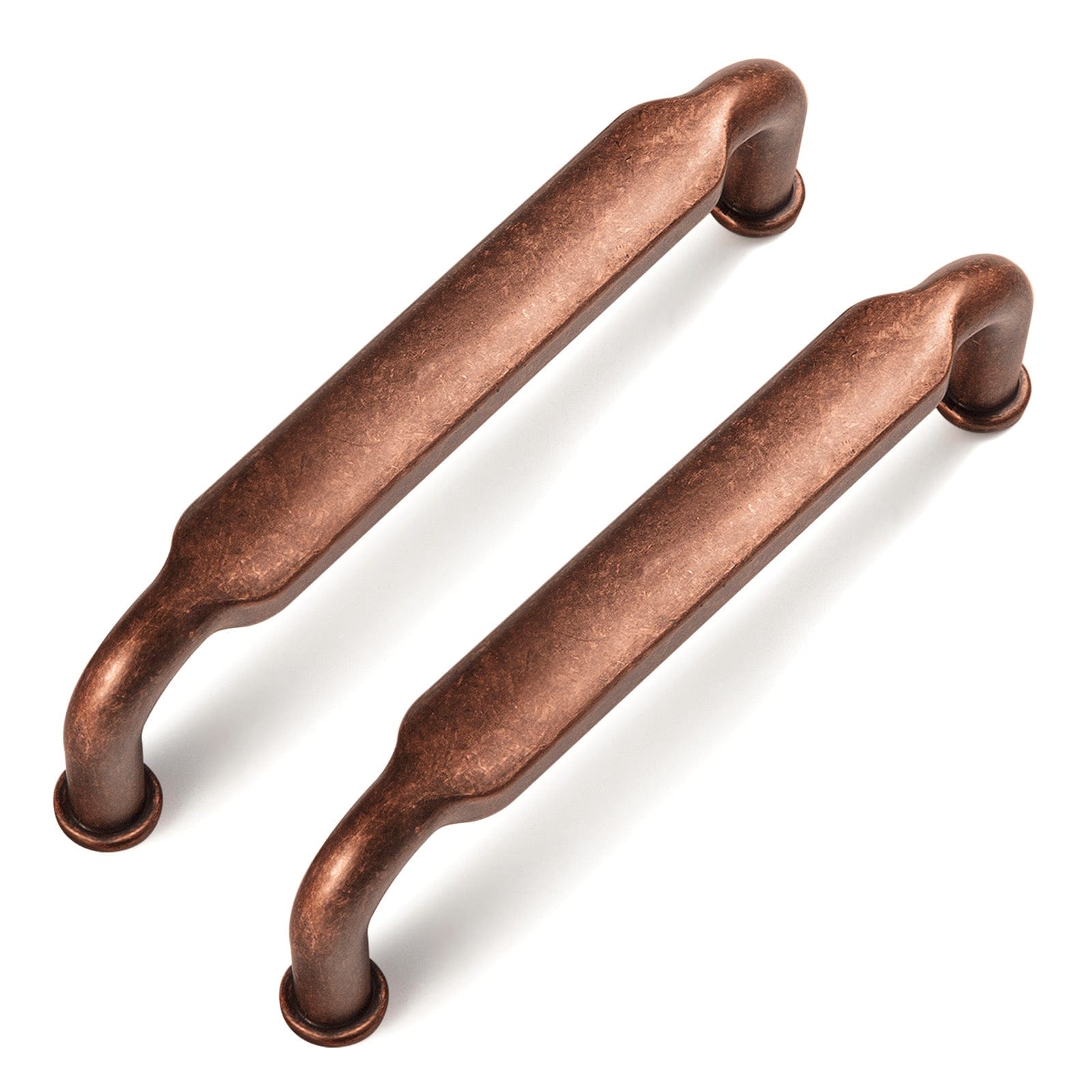 Goo-Ki Distressed Antique Brass Cabinet Pulls American Style Drawer Pulls Retro Furniture Knob 6 Pack