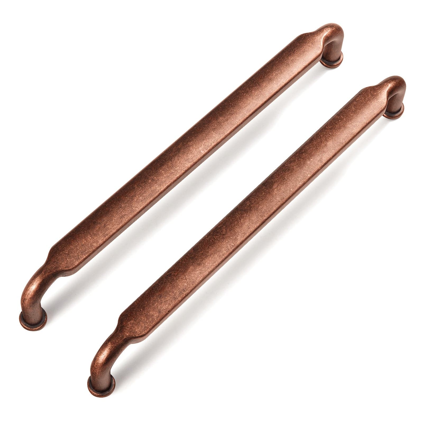 Goo-Ki Distressed Antique Brass Cabinet Pulls American Style Drawer Pulls Retro Furniture Knob 6 Pack