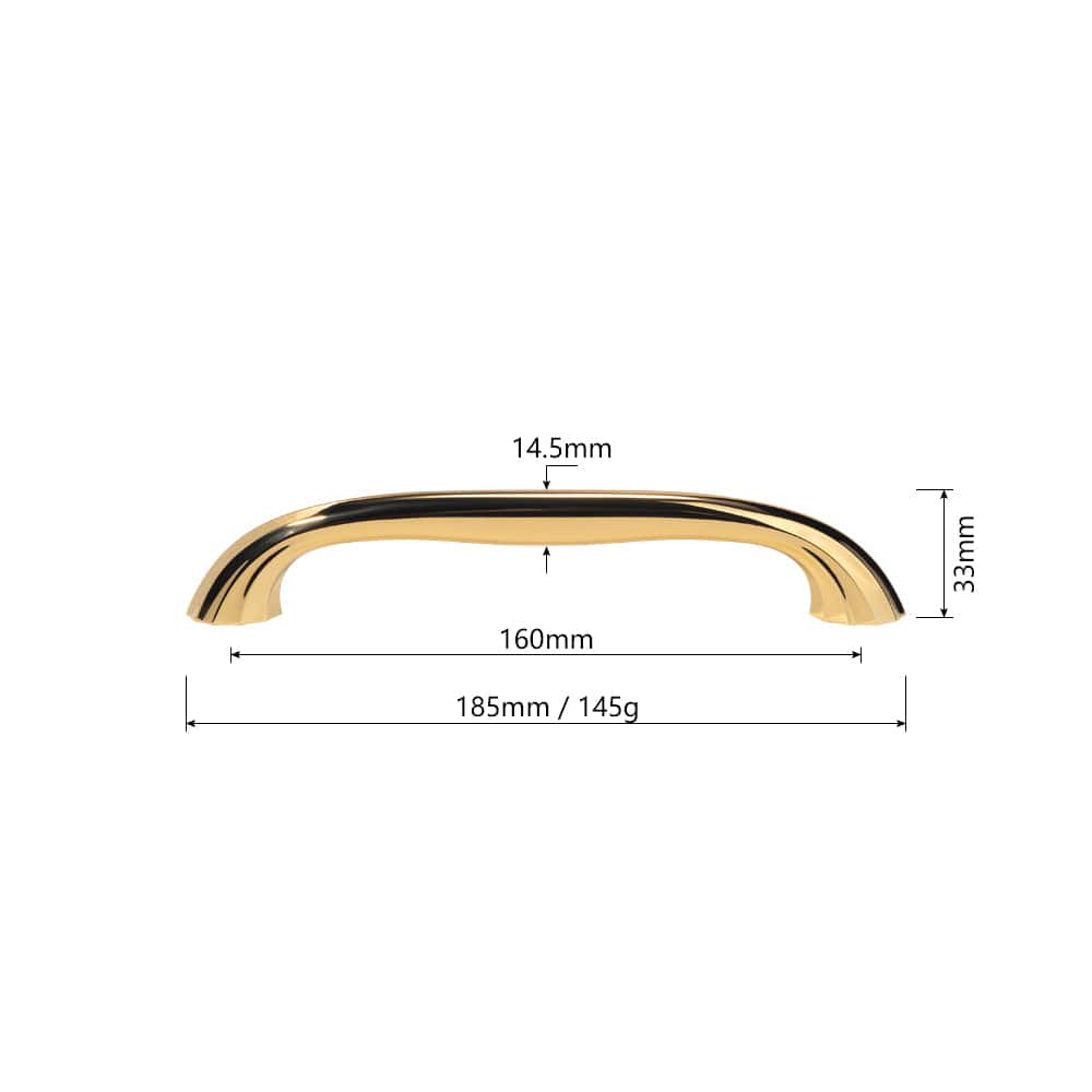 Goo-Ki Elegant Zinc Alloy Cabinet Handles Affordable Luxury Cabinet Pull Hardware 10 Pack