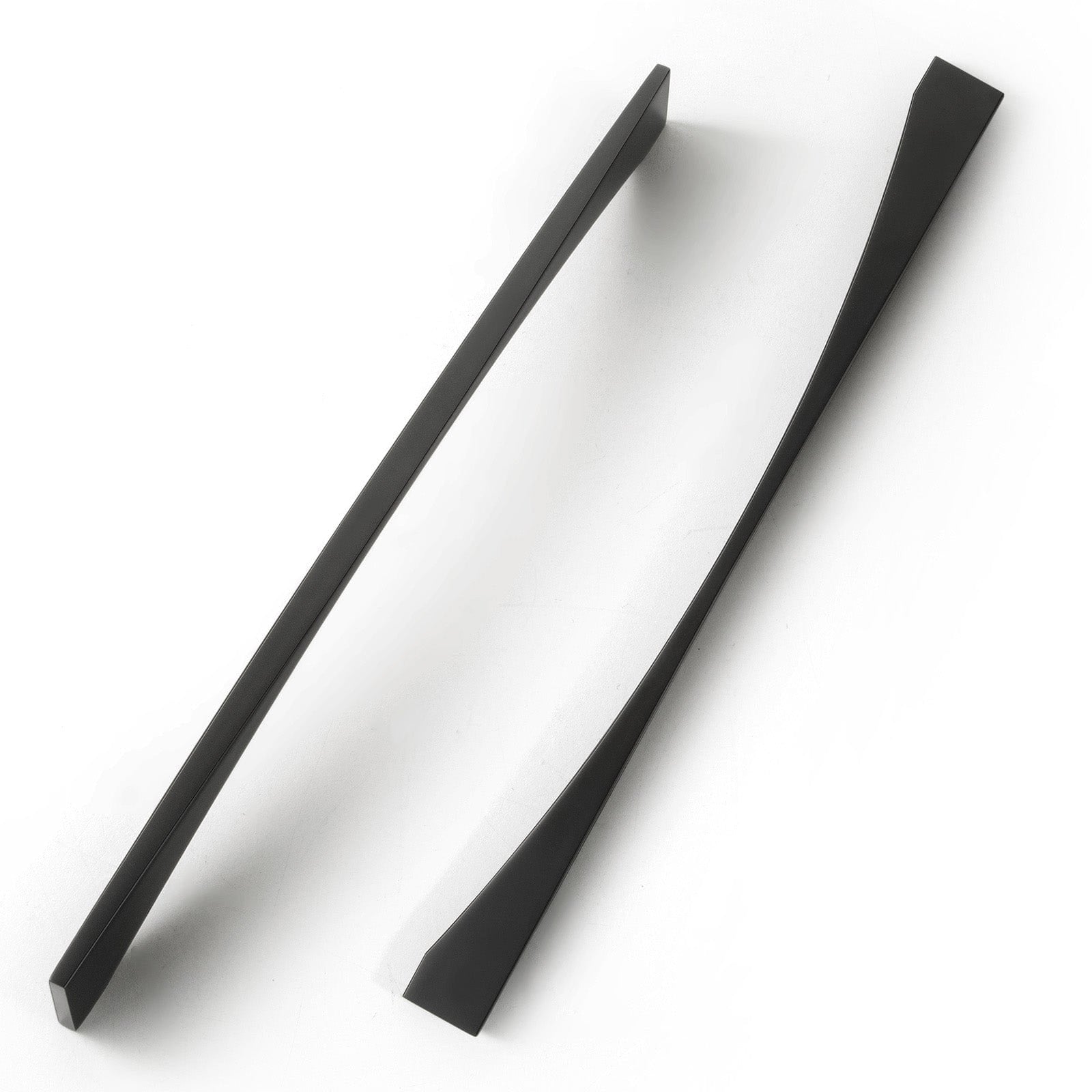 Goo-Ki Matte Black / 12.6'' Hole Center Stylish Modern Cabinet Pull Wardrobe Knobs for Bedroom 6 Pack