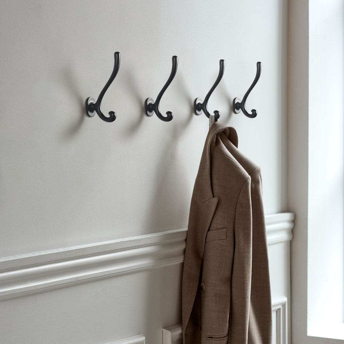 Goo-Ki Medieval Clothes Hook American Porch Bedroom Cloakroom Wall Single Hook 6 Pack