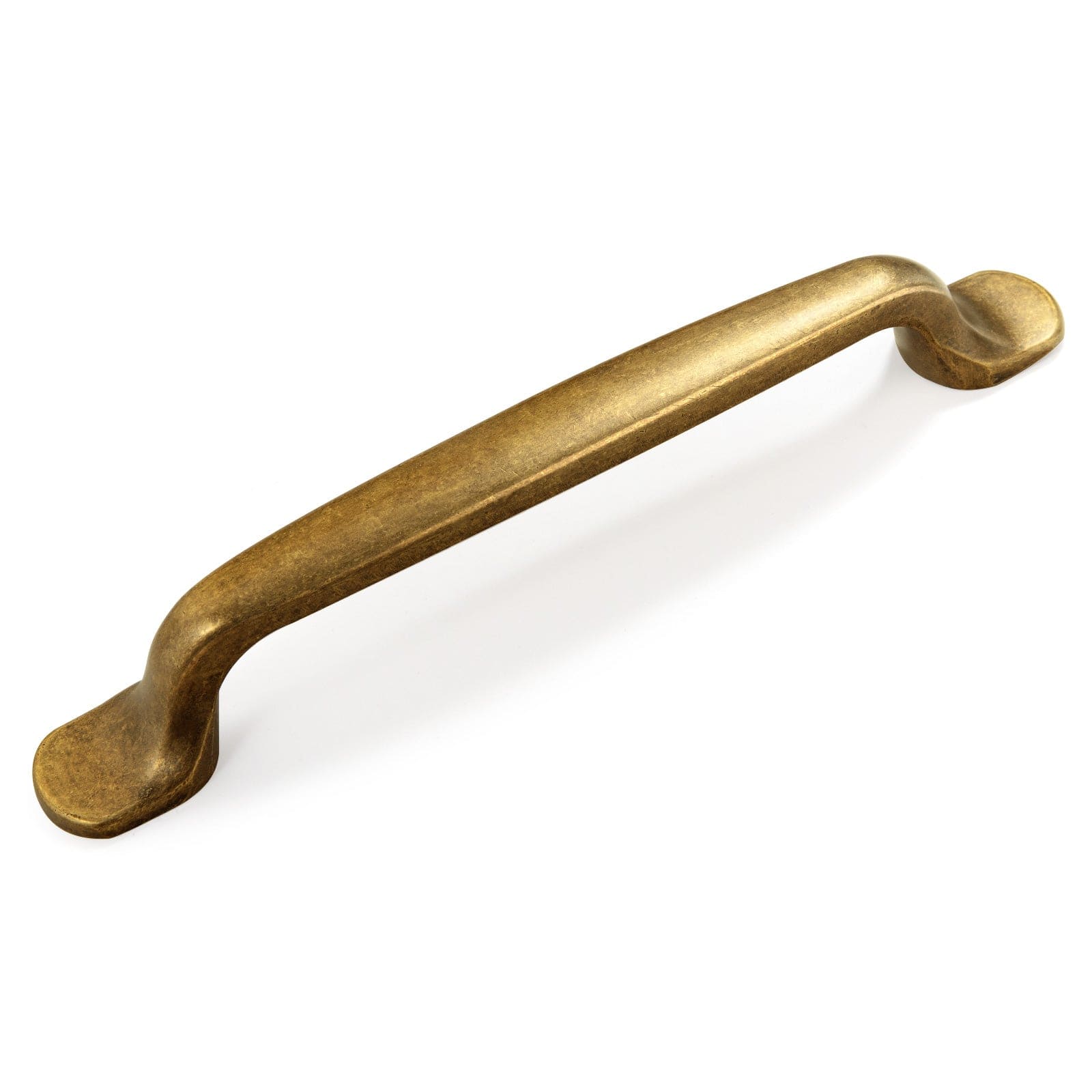 Goo-Ki Mid-Century Modern Arch Cabinet Pulls Antique Brass Kitchen Hardware 6 Pack