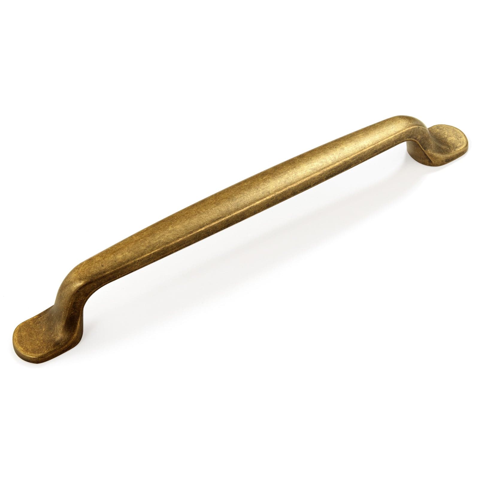 Goo-Ki Mid-Century Modern Arch Cabinet Pulls Antique Brass Kitchen Hardware 6 Pack
