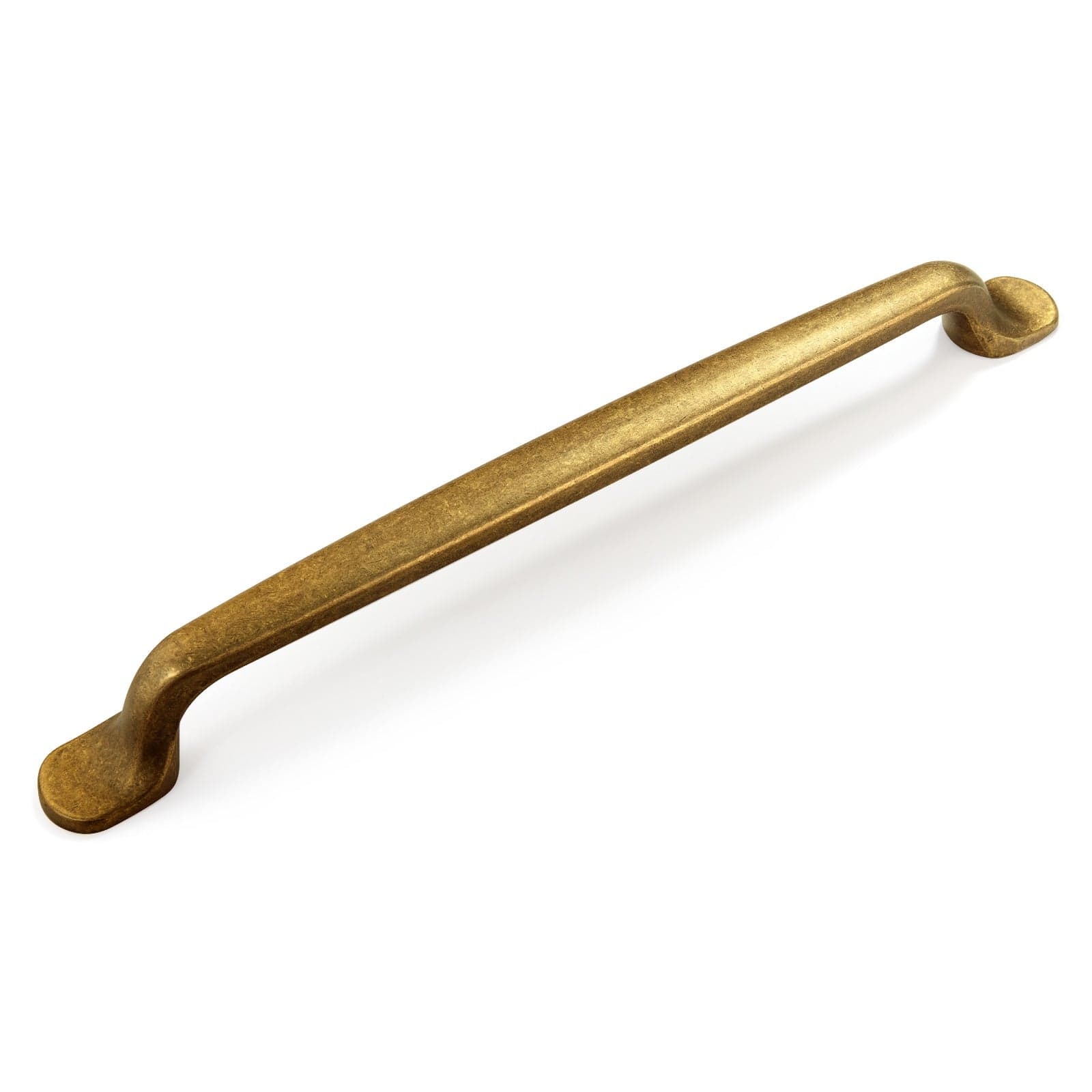 Goo-Ki Mid-Century Modern Arch Cabinet Pulls Antique Brass Kitchen Hardware 6 Pack