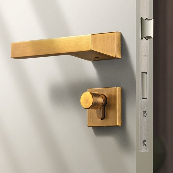 Goo-Ki Minimalist Mute Bedroom Interior Door Lock Anti-theft Furniture Hardware