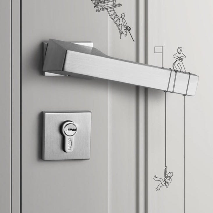 Goo-Ki Minimalist Mute Bedroom Interior Door Lock Anti-theft Furniture Hardware