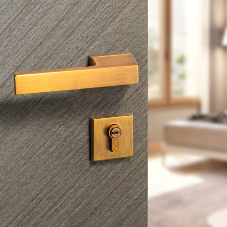 Goo-Ki Minimalist Mute Bedroom Interior Door Lock Anti-theft Furniture Hardware