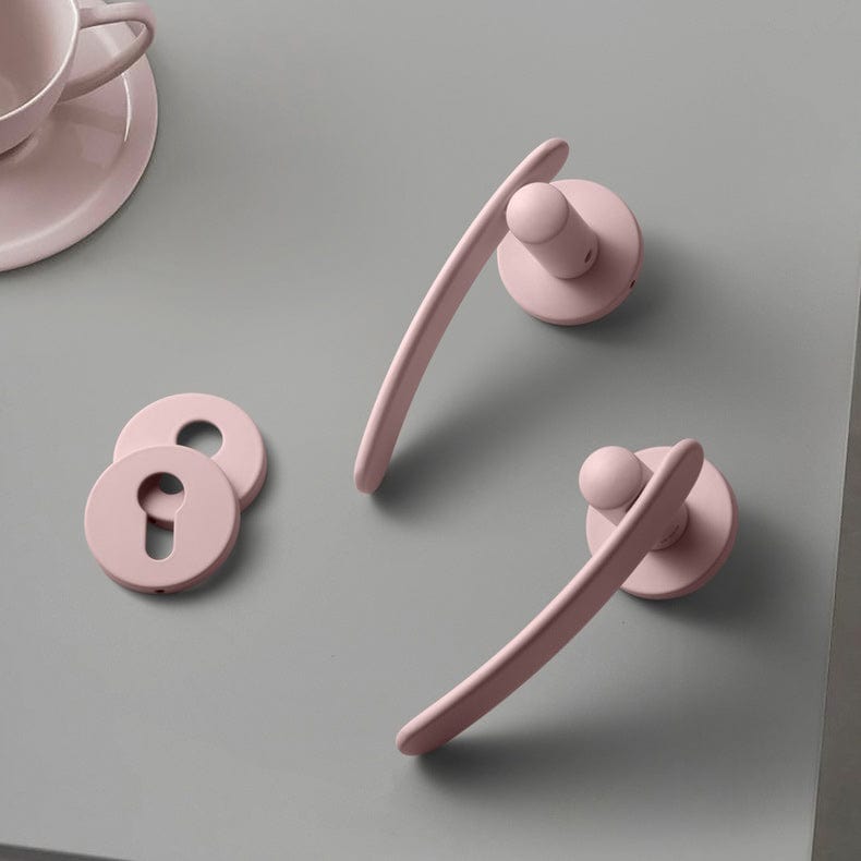 Goo-Ki Morandi Color Silent Door Lock Bedroom Interior Security Door Handle Lock