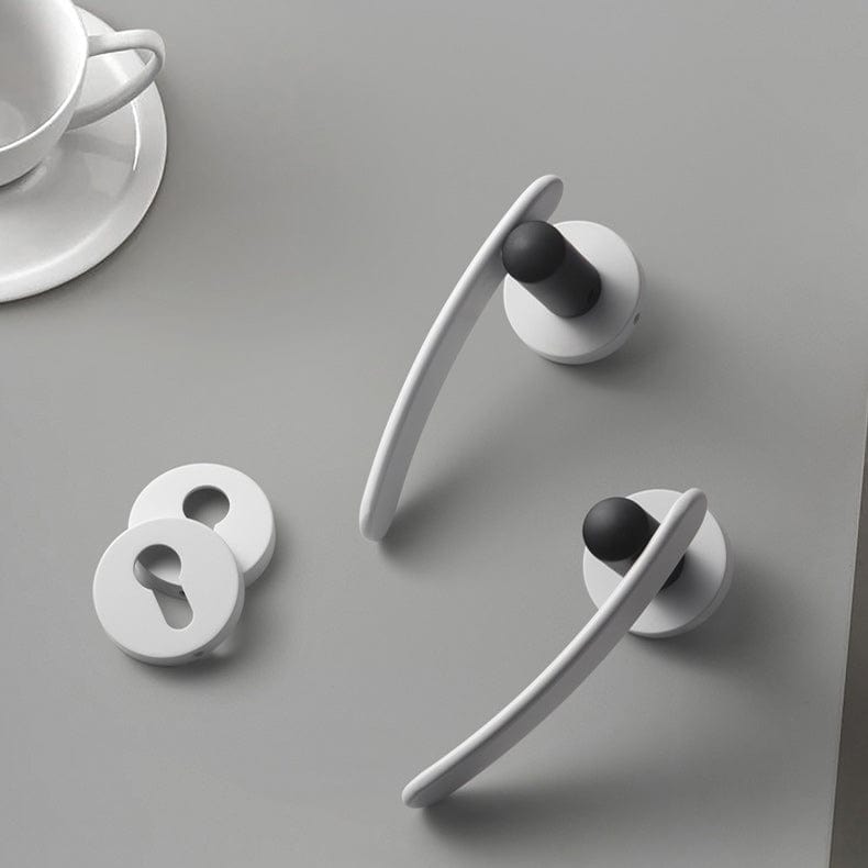 Goo-Ki Morandi Color Silent Door Lock Bedroom Interior Security Door Handle Lock