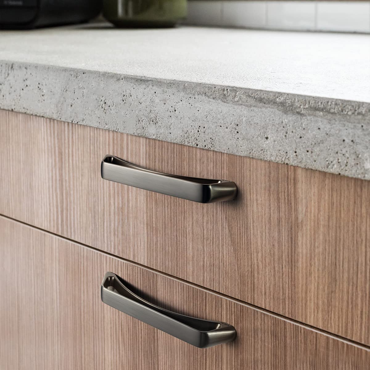 Goo-Ki No-fingerprint Wardrobe Pulls Modern Unique Hollow Knobs Cabinet Pulls 6 Pack