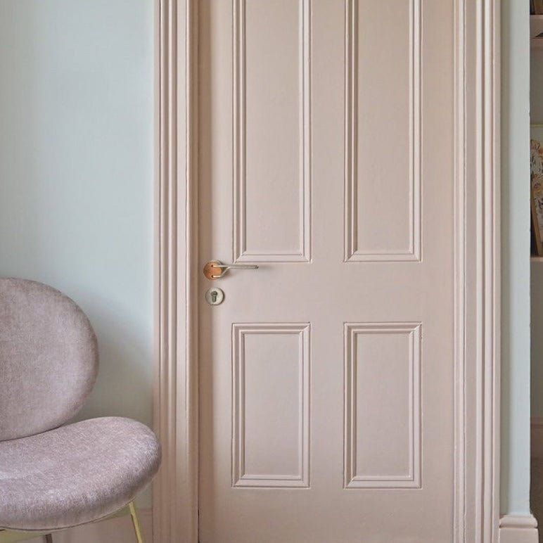 Goo-Ki Original Design Black Walnut Retro Wooden Door Handle Mute Door Lock