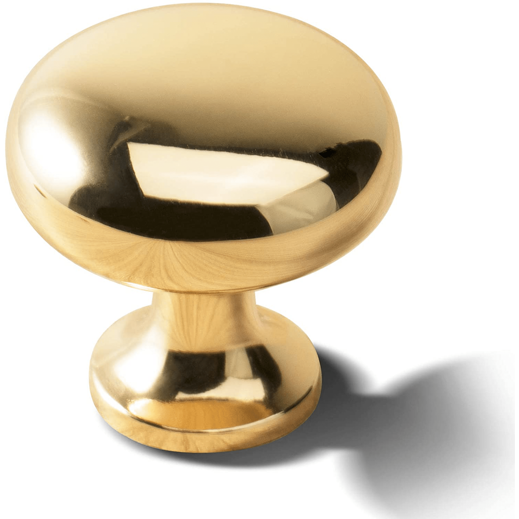 Goo-Ki Polished Gold / Knob Retro Durable Cabinet Pulls Luxurious Drawer Pulls for Bedroom Kitchen 6 Pack