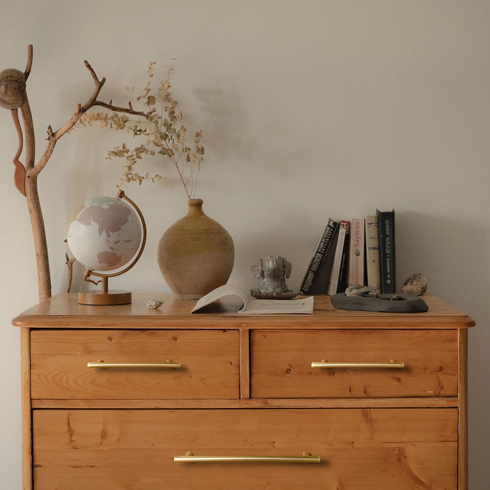 Goo-Ki Retro Antique Brass Zinc Alloy Cabinet Handles Luxury Cabinet Pull Hardware 6 Pack