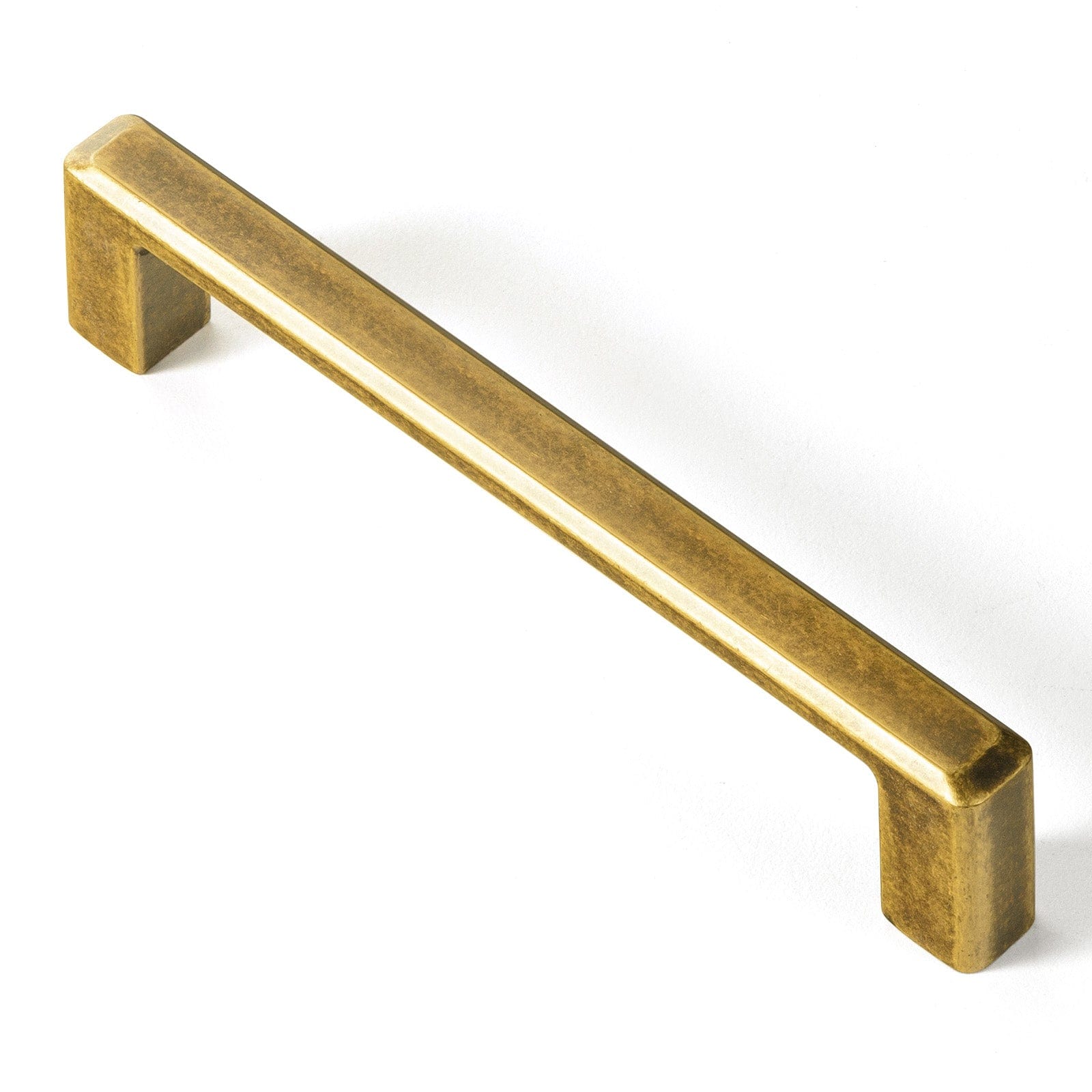 Goo-Ki Retro Vintage Cabinet Handles Antique Brass Bar Pulls 6 Pack