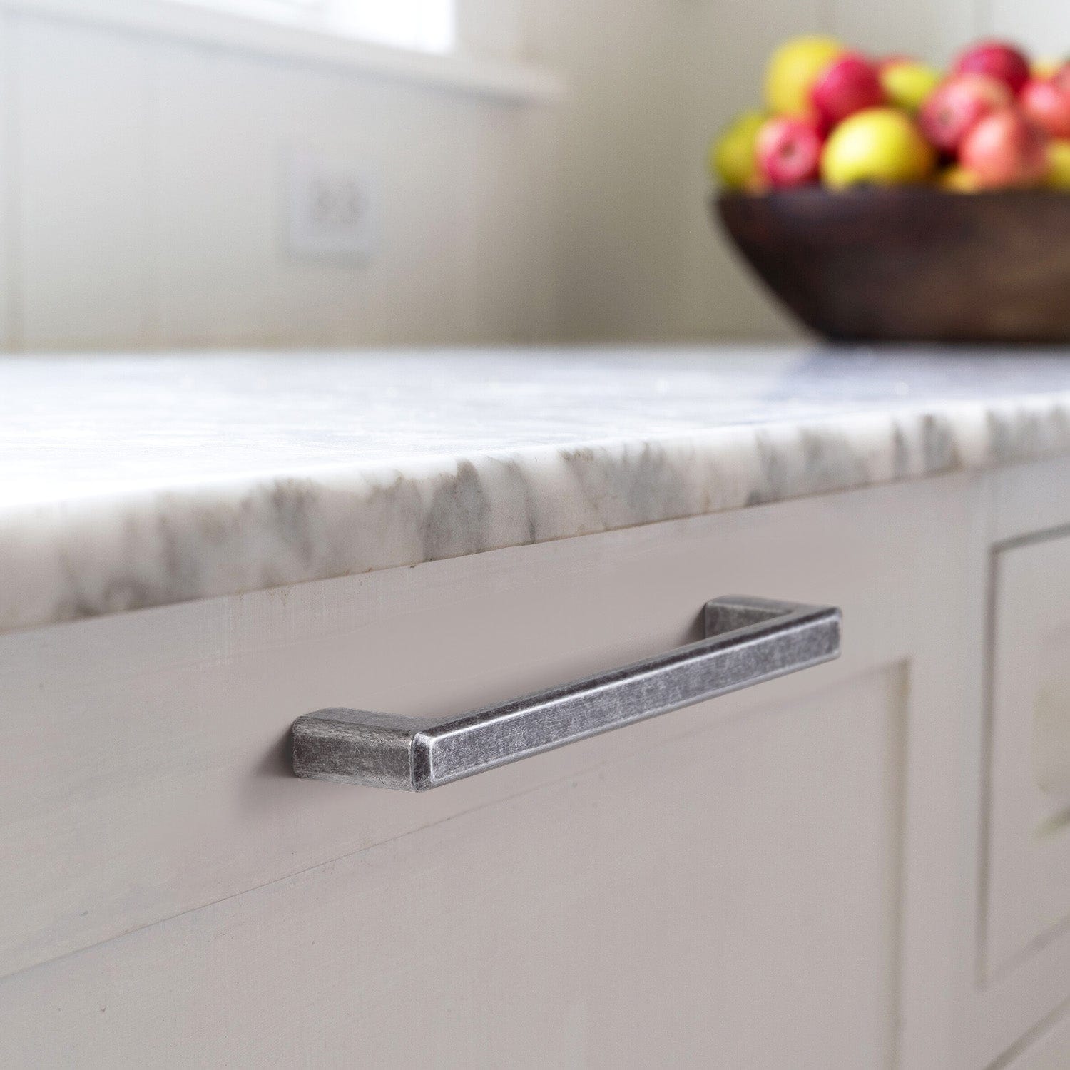 Goo-Ki Retro Vintage Cabinet Handles Antique Brass Bar Pulls 6 Pack