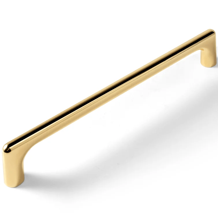 Goo-Ki Shining Golden / 6.3'' HOLE CENTER Modern Cabinet Pull Luxurious Drawer Wardrobe Pulls Kitchen 6 Pack