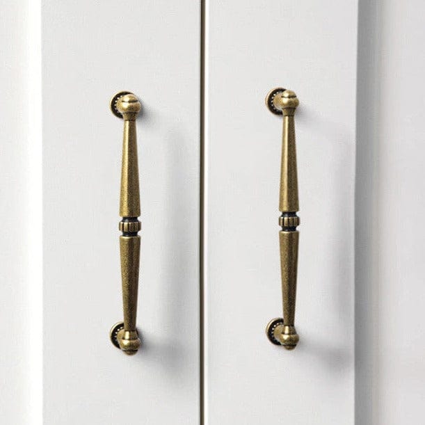 Goo-Ki Solid Ancient Vintage Retro Bar Pull for Cupboard Dresser Bathroom 6 pack