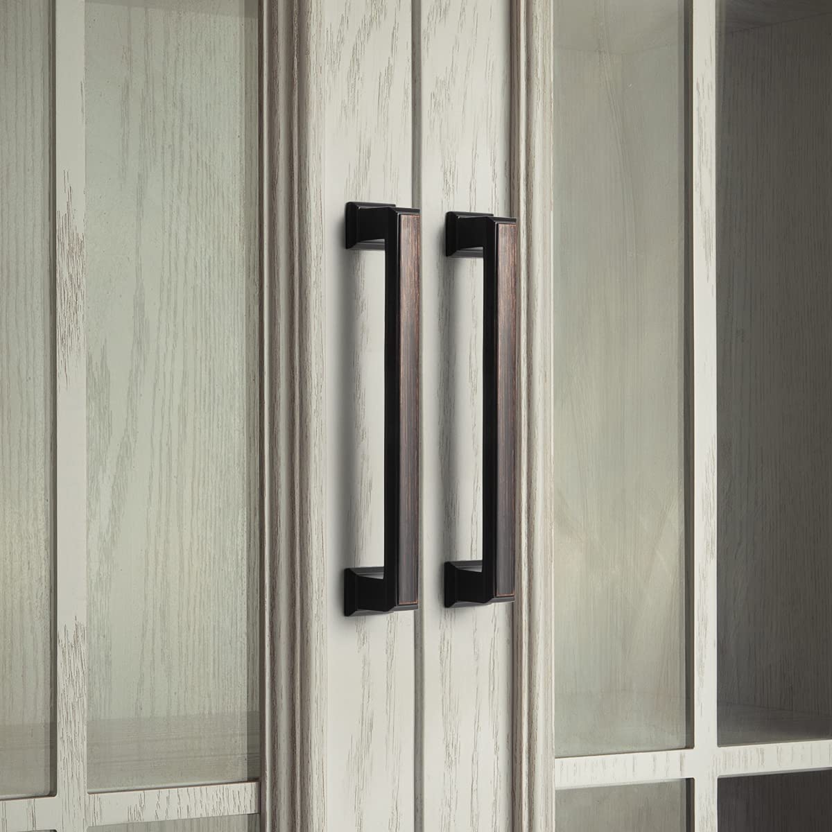 Goo-Ki Square Antique Rustic Cabinet Pulls Vintage Retro Drawer Pulls 6 pack
