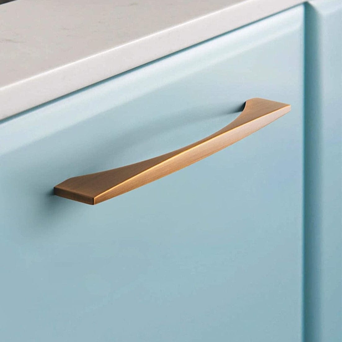 Goo-Ki Stylish Modern Cabinet Pull Wardrobe Knobs for Bedroom 6 Pack