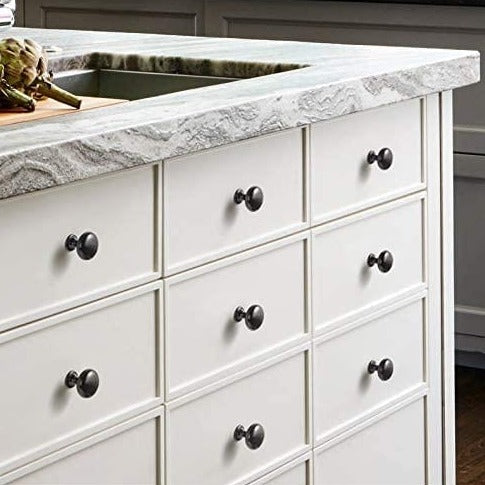 Goo-Ki Stylish Modern Cabinet Pull Wardrobe Knobs for Bedroom 6 Pack
