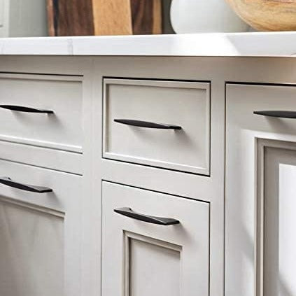 Goo-Ki Stylish Modern Cabinet Pull Wardrobe Knobs for Bedroom 6 Pack